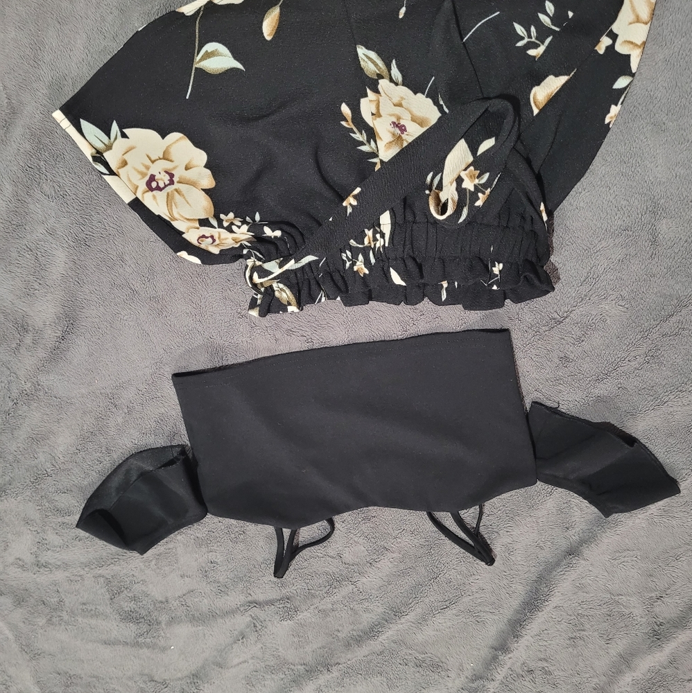 Top and shorts set